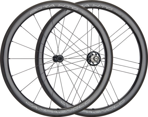 Campagnolo Bora WTO 45 Carbon Road 28" Wheelset - black-bright label/28" set (front 9x100 + rear 10x130) Shimano