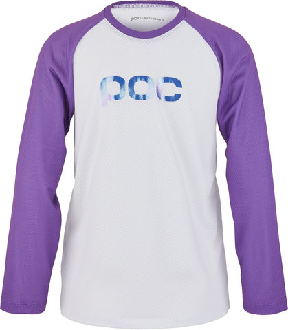 Youth Essential MTB LS Jersey - hydrogen white-sapphire purple/164