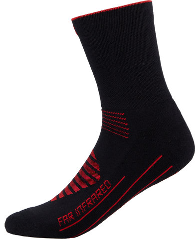 FIRFeet BSO-16 Socken - schwarz-rot/39-43