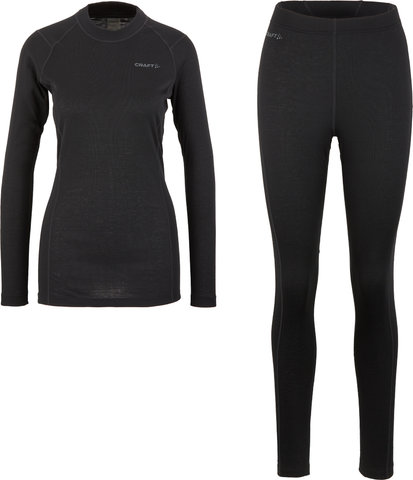 Core Warm Women's Functional Underwear Set - black/S