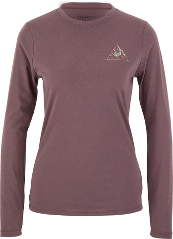 Womens Finisher LS Tech T-Shirt - purple/S