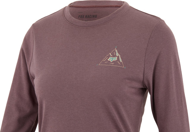 Womens Finisher LS Tech T-Shirt - purple/S