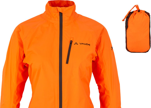 VAUDE Chaqueta para damas Womens Drop Jacket III - neon orange/36