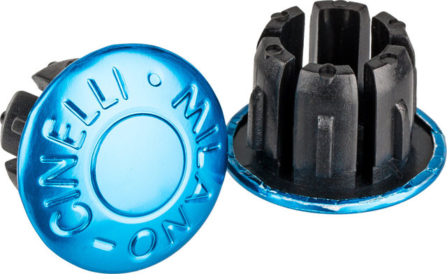 Cinelli Milano Bar Ends - blue