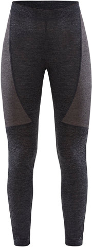 Core Wool Mix Women's Functional Underwear Set - black-granite/M