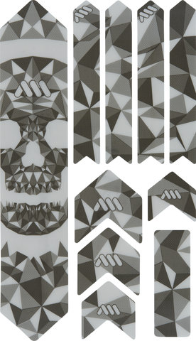 All Mountain Style Calcomanías de protección de cuadro Frame Guard Extra - fractal skull/universal