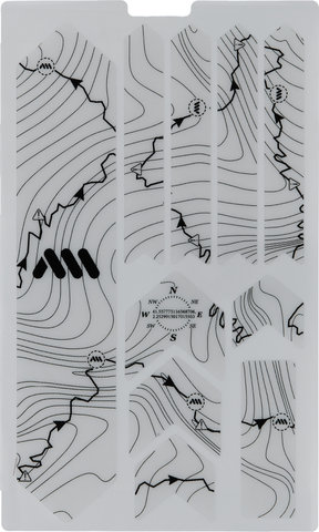 All Mountain Style Calcomanías de protección de cuadro Frame Guard Extra - tracks black/universal