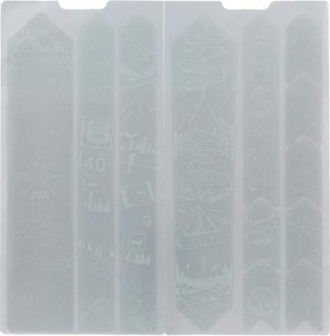 Frame Guard Gravel/Road Frame Protection Stickers - bikepacking white/universal