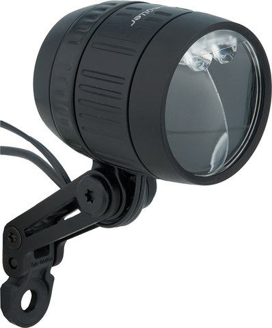 busch+müller Luz delantera IQ-XM E High Beam LED para E-Bikes con aprobación StVZO - negro/170 Lux
