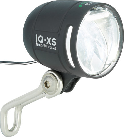 busch+müller IQ-XS E friendly LED Front Light for E-bikes - StVZO approved - black/80 lux