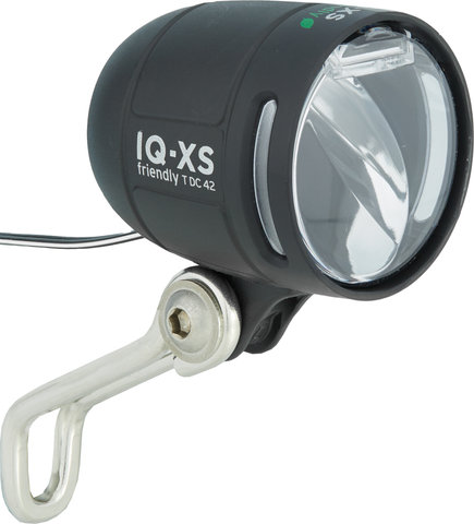 busch+müller IQ-XS E friendly LED Front Light for E-bikes - StVZO approved - black/80 lux