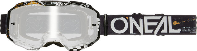 O'NEAL B-10 Attack Goggle - black-white | silver mirror