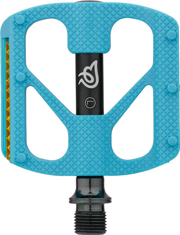 P1 Resin Plattformpedale für 14"-16" Kinderrad - cyan/universal
