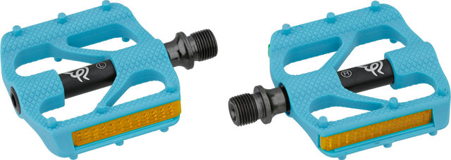 P1 Resin Plattformpedale für 14"-16" Kinderrad - cyan/universal
