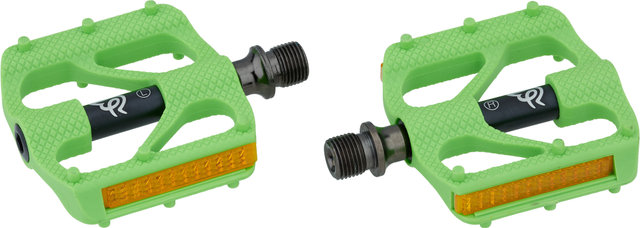 EARLY RIDER Pédales à Plateforme P1 Resin pour Vélos pour Enfant 14"-16" - green/universal