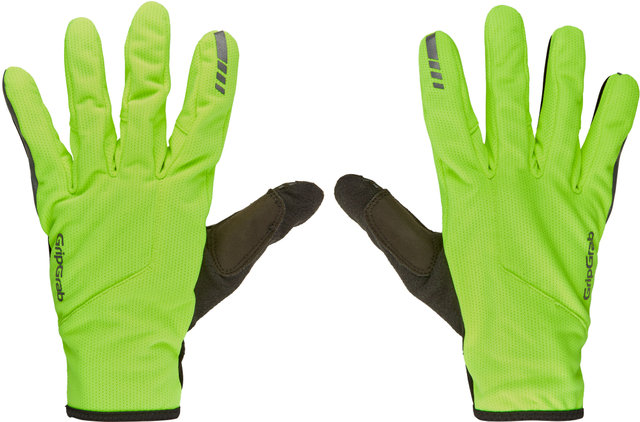 GripGrab Hurricane 2 Windproof Midseason Full Finger Gloves - yellow hi-vis/M