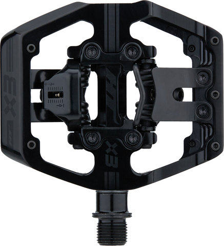 HT DH RACE X3 Clipless Pedals - stealth black/universal
