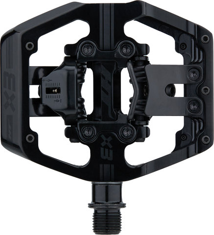 HT Pedales de clip DH RACE X3 - stealth black/universal