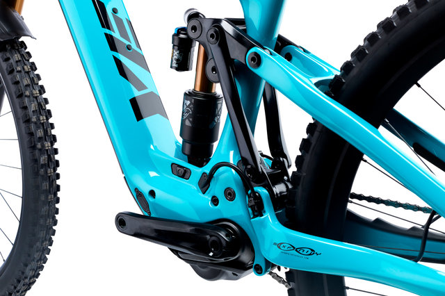 Vélo Tout-Terrain Électrique 160E T1 en Carbone TURQ 29" - turquoise/L