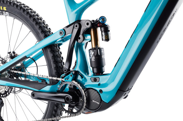 Vélo Tout-Terrain Électrique 160E T1 en Carbone TURQ 29" - turquoise/L