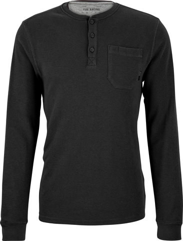 Grunt Work Thermal Henley LS Shirt - black/M