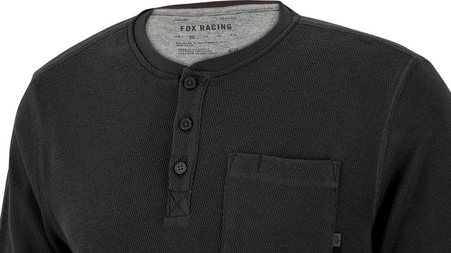 Fox Head Camiseta Grunt Work Thermal Henley LS - black/M