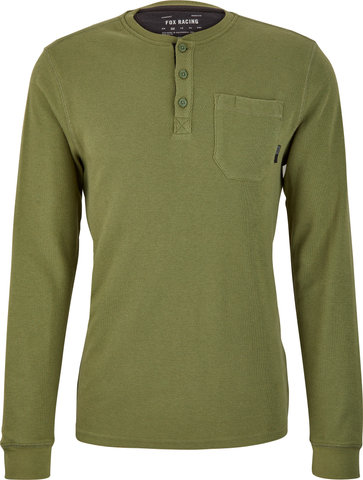 Fox Head Grunt Work Thermal Henley LS Shirt - army/M