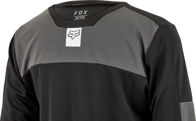Maillot Youth Defend LS Modèle 2022 - black/YXL