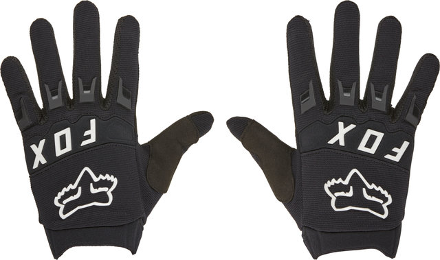 Fox Head Youth Dirtpaw Full Finger Gloves - black-white/L