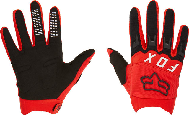 Guantes de dedos completos Youth Dirtpaw - fluorescent red/M
