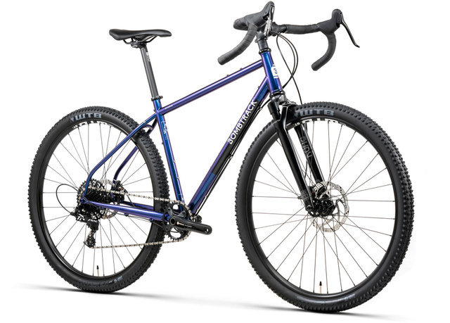 Beyond Suspension Gravelbike - glossy metallic midnight blue/M