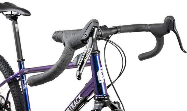 Beyond Suspension Gravelbike - glossy metallic midnight blue/M