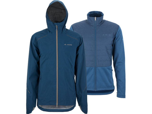Men's Yaras 3in1 Jacket - dark sea uni/M