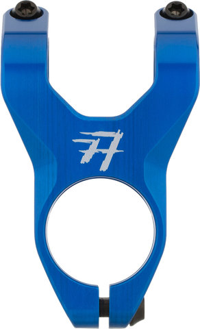 77designz Potence 1 Piece - bleu/0°/35 mm