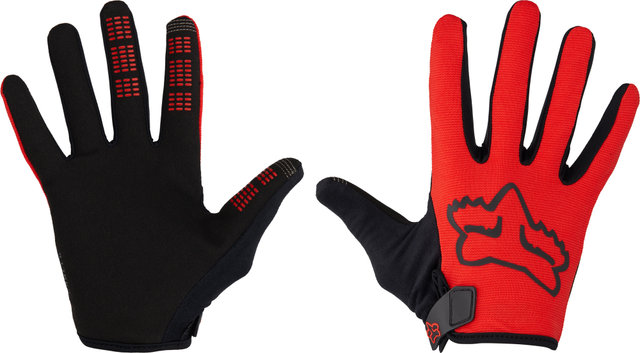 Guantes de dedos completos Ranger - fluorescent red/M