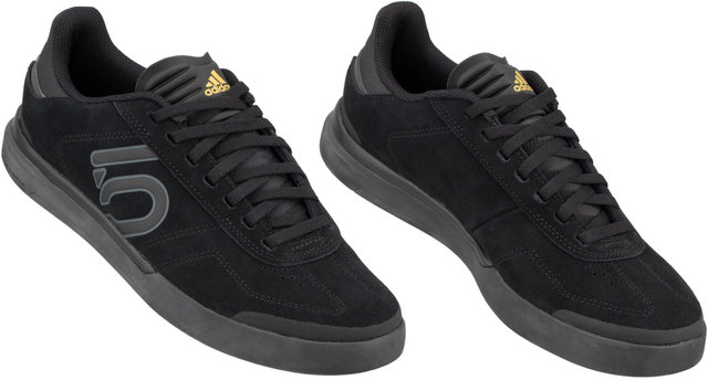 Sleuth DLX Suede Women's MTB Shoes - core black-grey six-matte gold/38