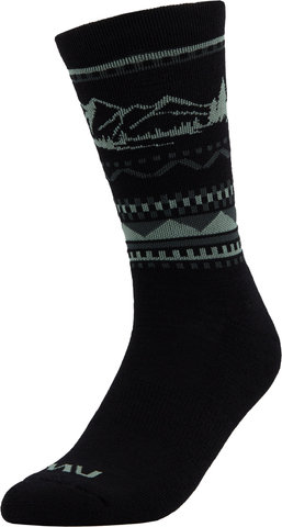 Core Socken - black-forest green/40-43