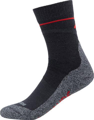 Wool Socks Short - grey-melange/42-44
