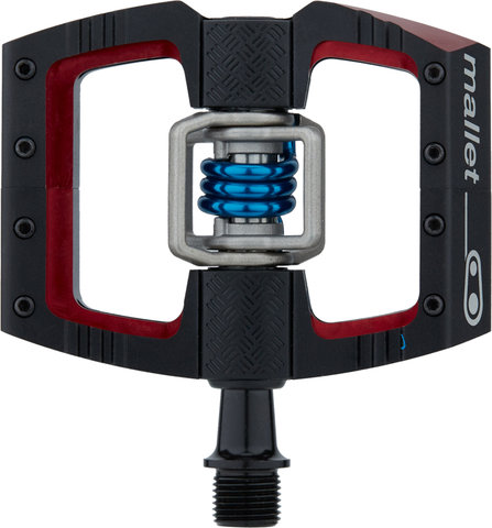 crankbrothers Pédales à Clip Mallet DH Superbruni Edition - black-red-blue