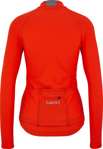 Giro Maillot para damas Chrono LS Thermal - vermillion/S