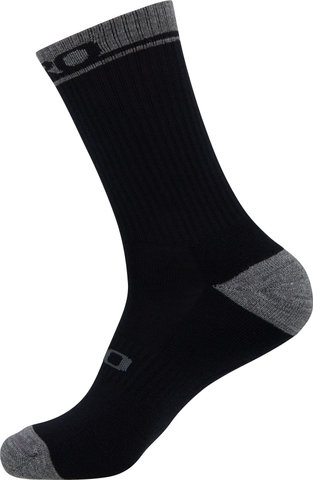 Giro Chaussettes Winter Merino Wool - black-dark shadow/40-42