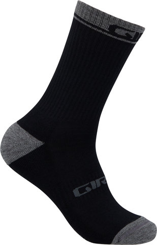 Giro Calcetines Winter Merino Wool - black-dark shadow/40-42