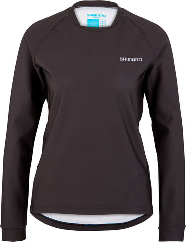 Shimano Saiko Long Sleeves Warm Damen Trikot - black/S