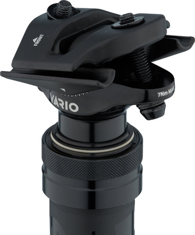 e*thirteen Vario Infinite Dropper 90 - 120 mm Seatpost w/ Remote - stealth black/31.6 mm / 400 mm / SB 0 mm / 1x Remote