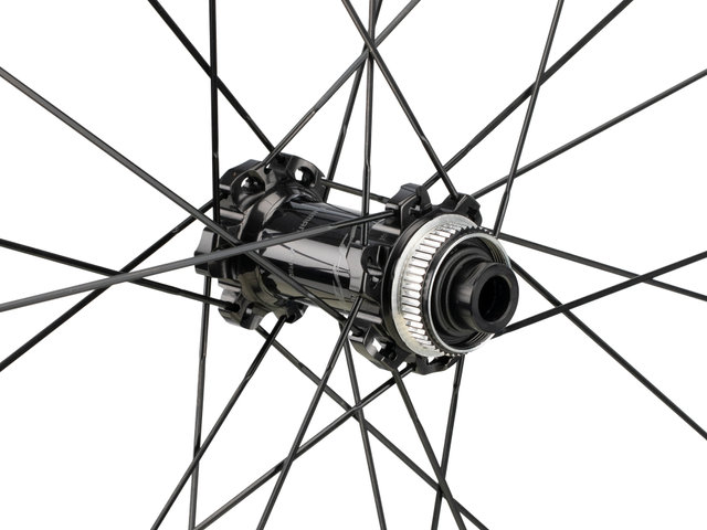 Shimano Juego de ruedas WH-R9270-C36-TL Dura-Ace Disc Center Lock Carbon - negro/Juego de 28" (RD 12x100 + RT 12x142) Shimano Road 12 velocidades