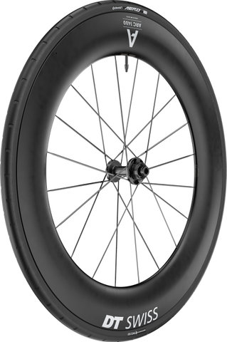 DT Swiss WTS ARC 1400 DICUT 85 Carbon Disc Center Lock 28" Laufradsatz - schwarz/100 mm/Non Boost/Shimano Road/142 mm/28"/Non Boost