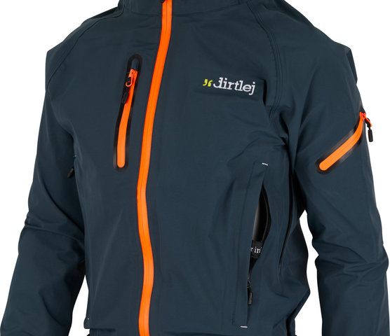 dirtlej Dirtsuit Core Edition - steel blue-orange/M