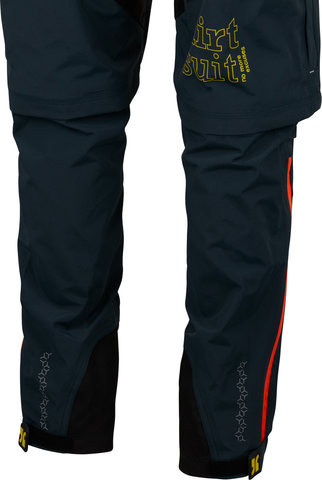 dirtlej Combinaison Dirtsuit Core Edition - steel blue-orange/M