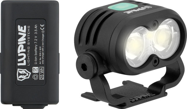 Lupine Tête de Lampe à LED Piko 4 - noir/2100 lumens