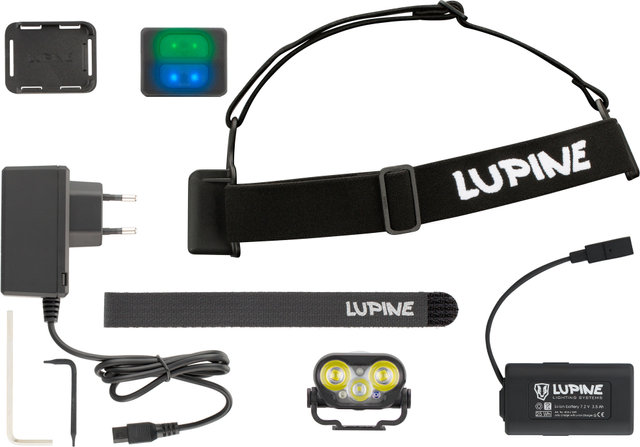 Lupine Lampe Frontale à LED Blika RX 4 - noir/2400 lumens